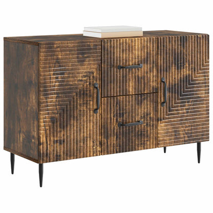 Credenza Rovere Fumo 89 x 34,5 x 60 cm Legno ingegnerizzato
