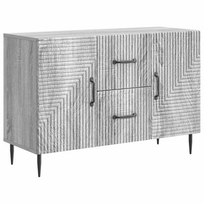 Credenza Grigio Sonoma 89 x 34,5 x 60 cm Legno ingegnerizzato | homemem39