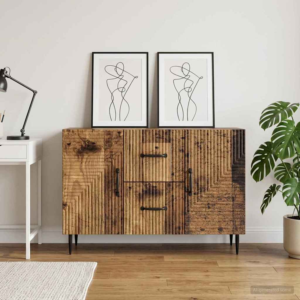 Credenza Legno antico 89 x 34,5 x 60 cm Legno ingegnerizzato
