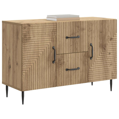 Credenza con cassetto Rovere Artigianale 89 x 34,5 x 60 cm | homemem39