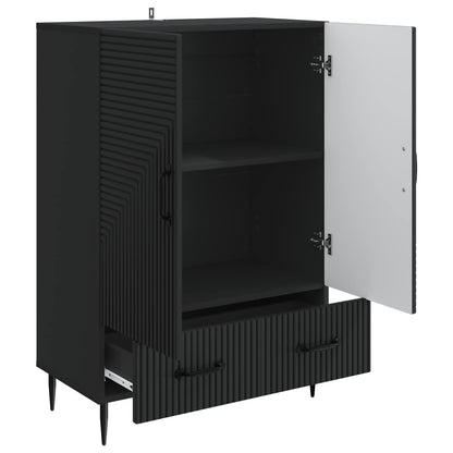 Credenza Nero 66 x 34,5 x 95 cm Legno ingegnerizzato