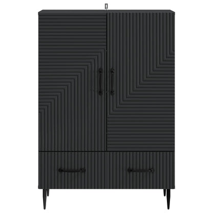 Credenza Nero 66 x 34,5 x 95 cm Legno ingegnerizzato