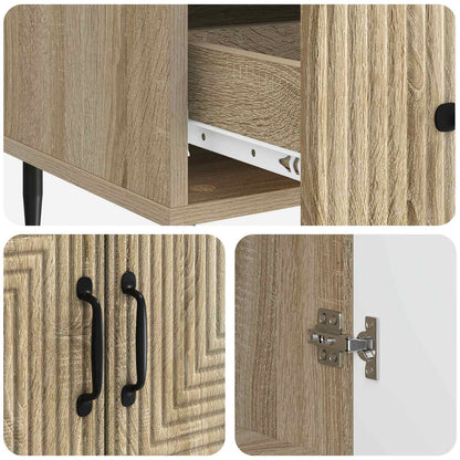 Credenza Rovere Sonoma 66 x 34,5 x 95 cm Legno ingegnerizzato | homemem39
