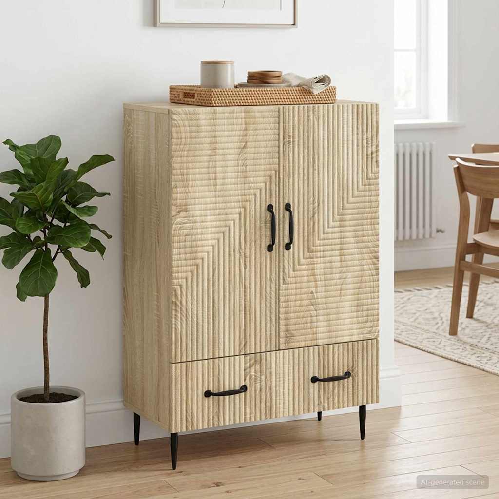 Credenza Rovere Sonoma 66 x 34,5 x 95 cm Legno ingegnerizzato