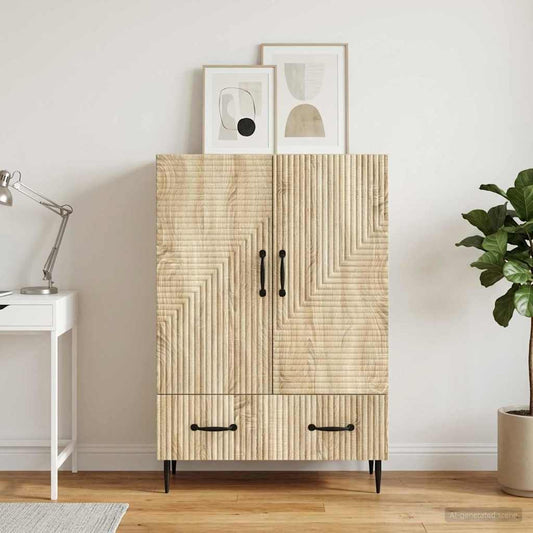 Credenza Rovere Sonoma 66 x 34,5 x 95 cm Legno ingegnerizzato