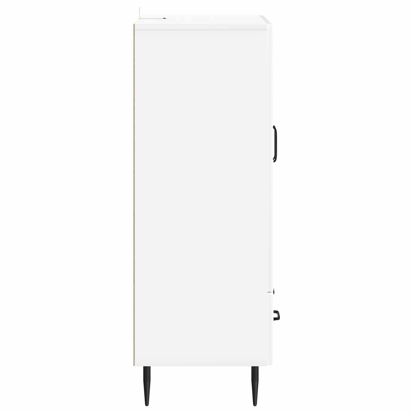 Credenza Bianco Lucido 66 x 34,5 x 95 cm Legno ingegnerizzato | homemem39