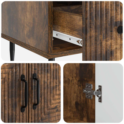 Credenza Rovere Fumo 66 x 34,5 x 95 cm Legno ingegnerizzato | homemem39