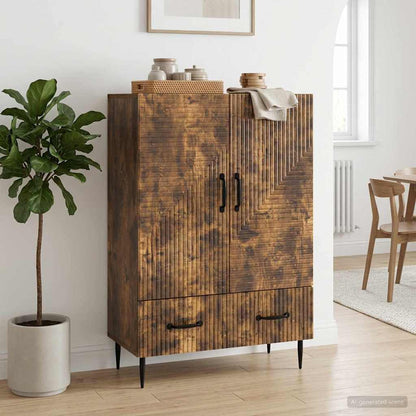 Credenza Rovere Fumo 66 x 34,5 x 95 cm Legno ingegnerizzato