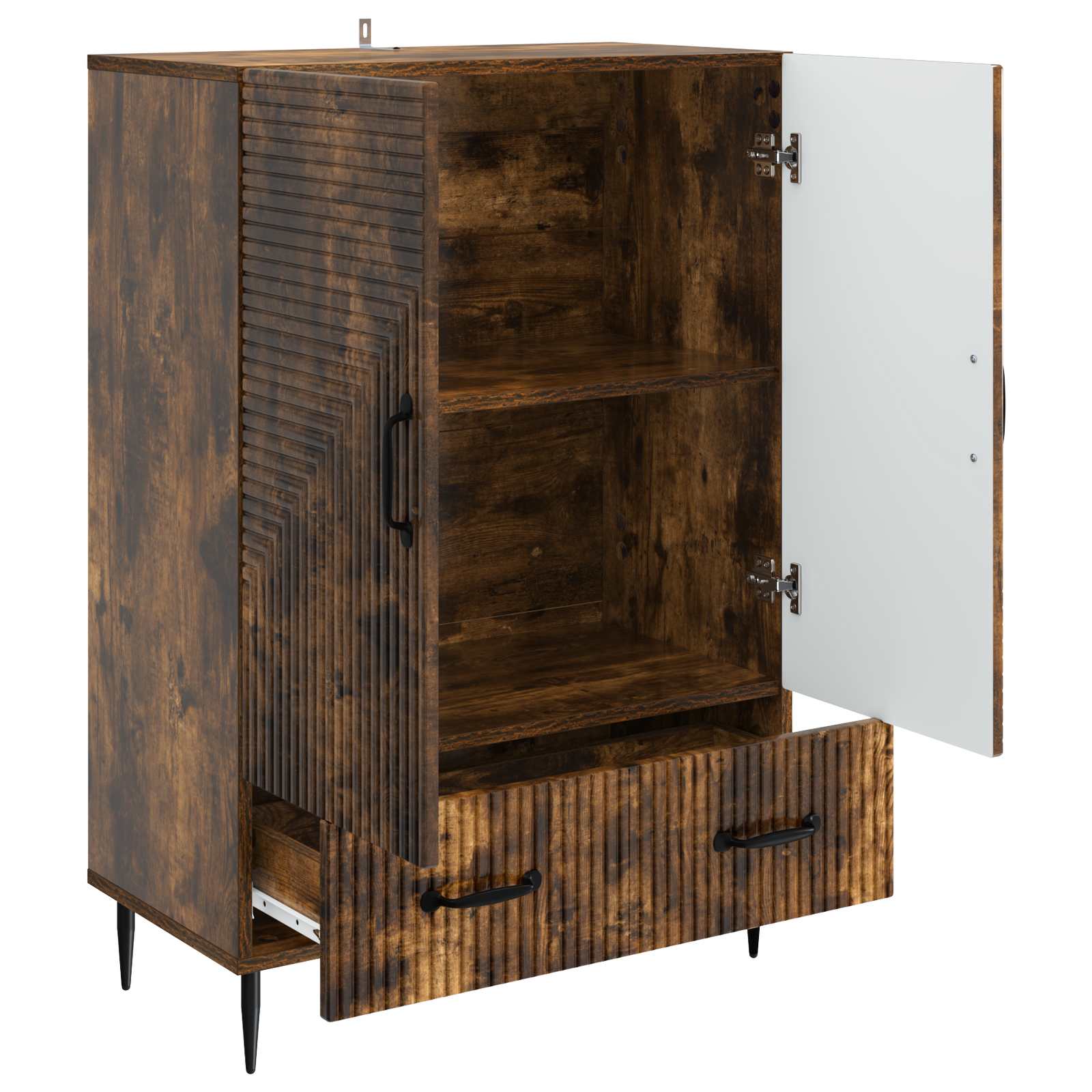 Credenza Rovere Fumo 66 x 34,5 x 95 cm Legno ingegnerizzato | homemem39