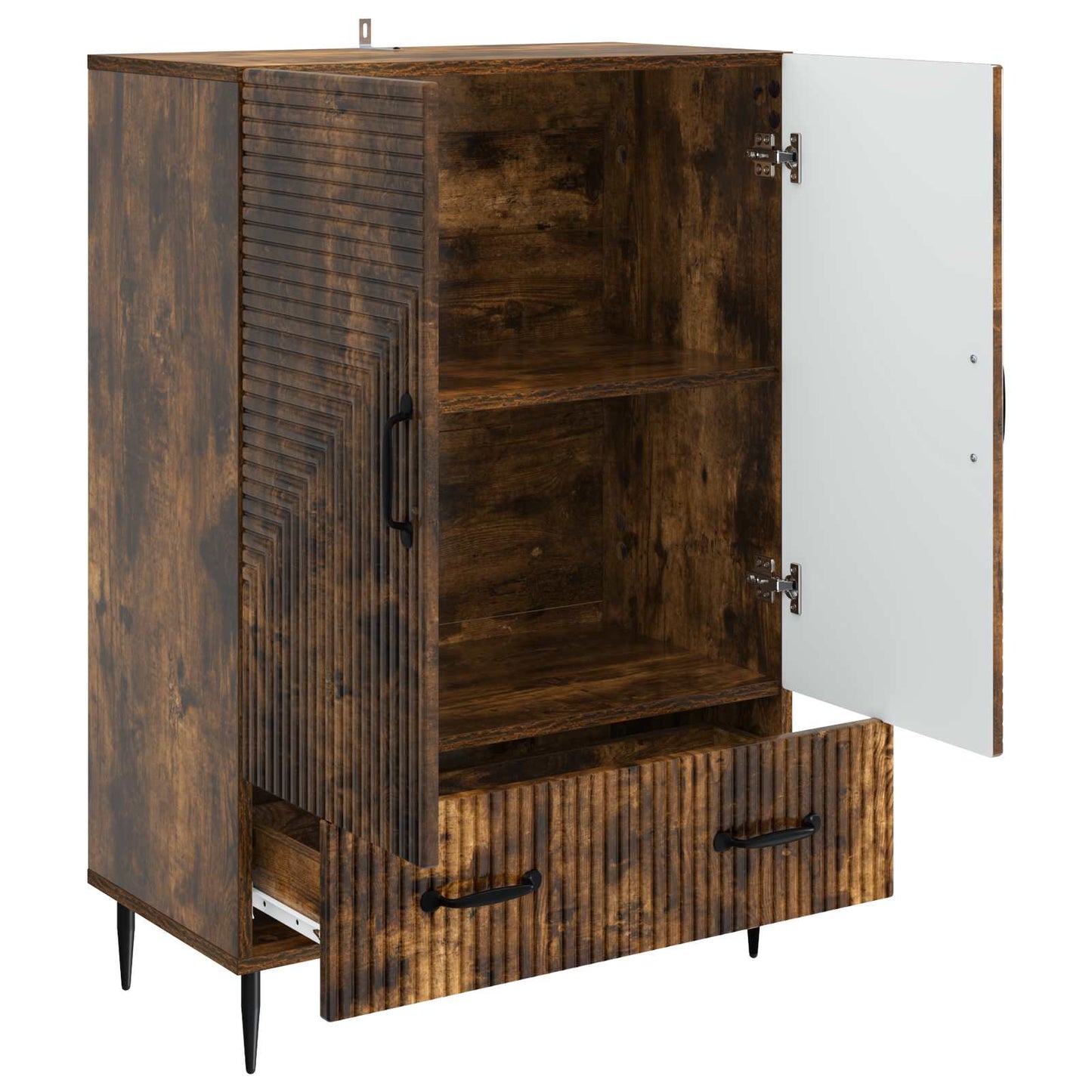 Credenza Rovere Fumo 66 x 34,5 x 95 cm Legno ingegnerizzato