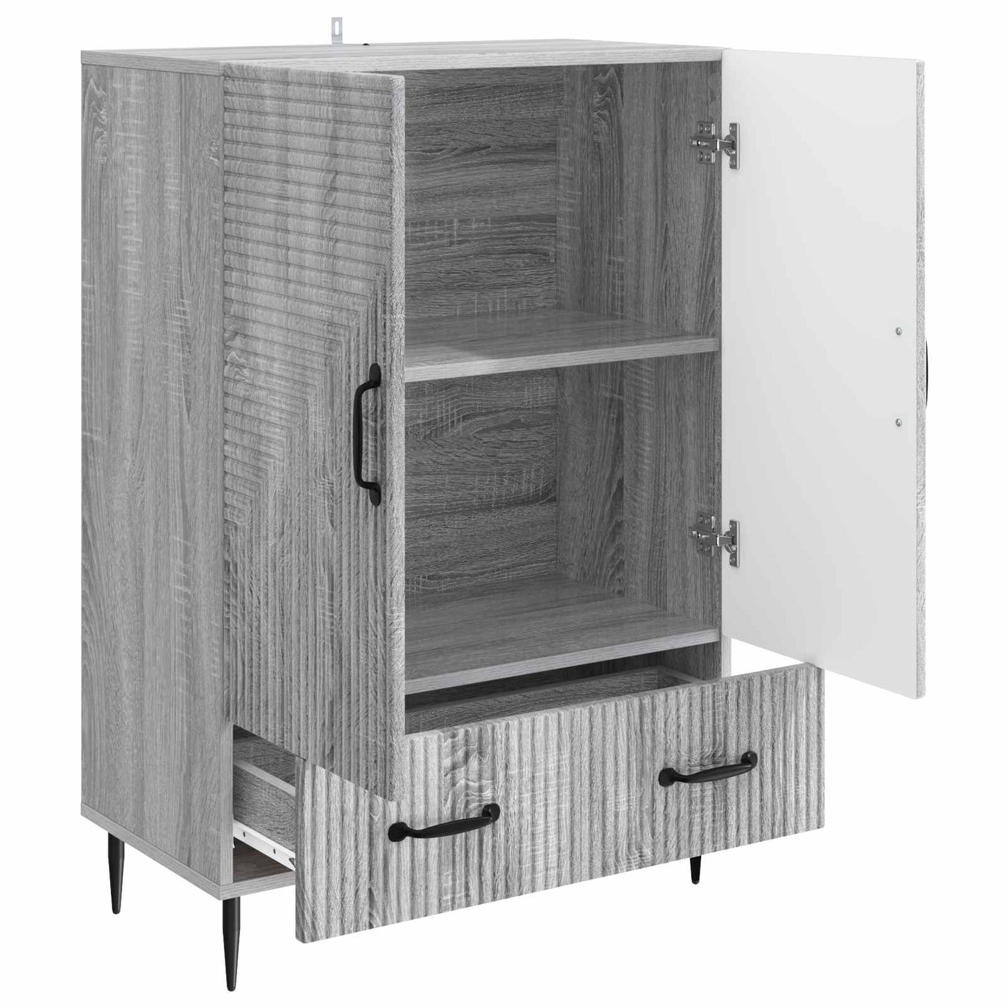 Credenza Grigio Sonoma 66 x 34,5 x 95 cm Legno ingegnerizzato | homemem39
