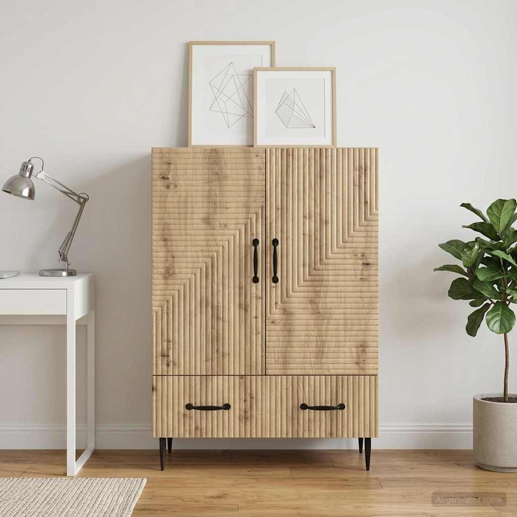 Credenza con cassetto Rovere Artigianale 66 x 34,5 x 95 cm