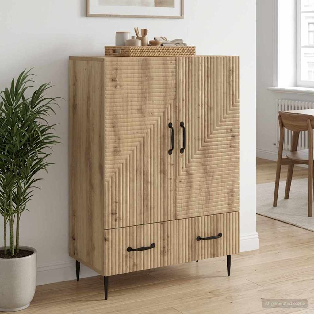 Credenza con cassetto Rovere Artigianale 66 x 34,5 x 95 cm