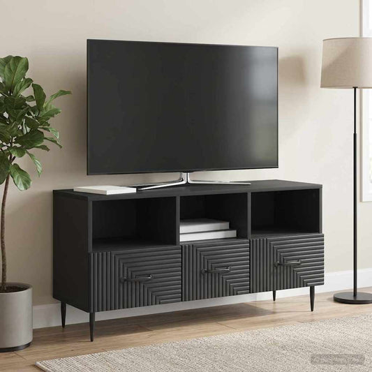 Mobile TV Nero 102 x 34,5 x 50 cm Legno ingegnerizzato