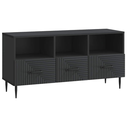 Mobile TV Nero 102 x 34,5 x 50 cm Legno ingegnerizzato | homemem39