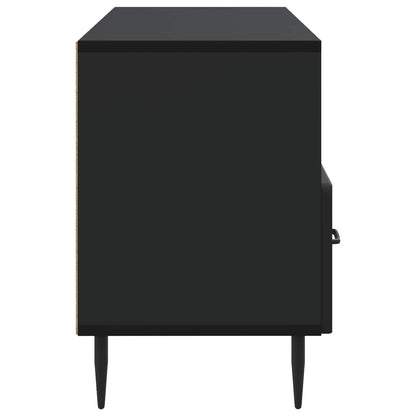 Mobile TV Nero 102 x 34,5 x 50 cm Legno ingegnerizzato | homemem39