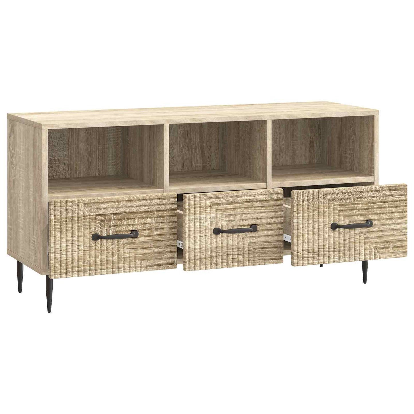 Mobile TV Rovere Sonoma 102 x 34,5 x 50 cm Legno ingegnerizzato
