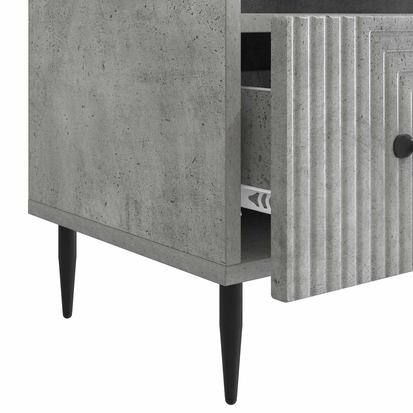 Mobile TV con cassetto Grigio Cemento 102 x 34,5 x 50 cm | homemem39