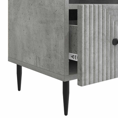 Mobile TV con cassetto Grigio Cemento 102 x 34,5 x 50 cm | homemem39