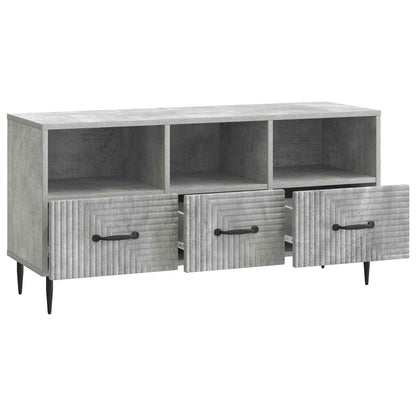 Mobile TV con cassetto Grigio Cemento 102 x 34,5 x 50 cm