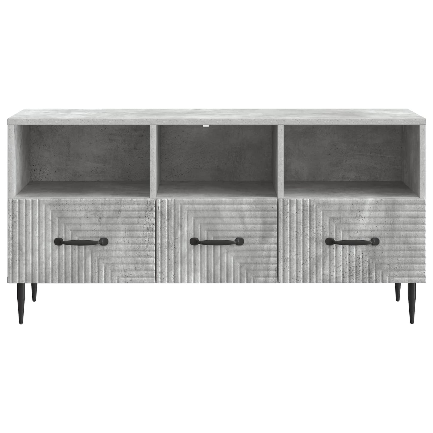Mobile TV con cassetto Grigio Cemento 102 x 34,5 x 50 cm