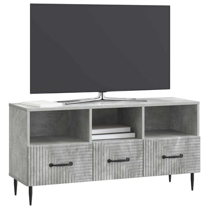 Mobile TV con cassetto Grigio Cemento 102 x 34,5 x 50 cm | homemem39