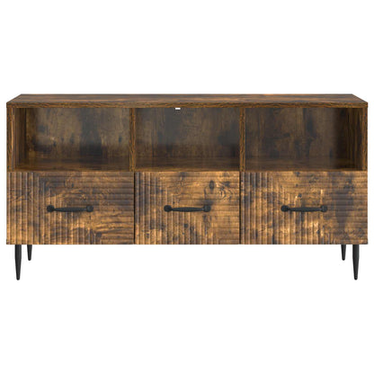 Mobile TV Rovere Fumo 102 x 34,5 x 50 cm Legno ingegnerizzato
