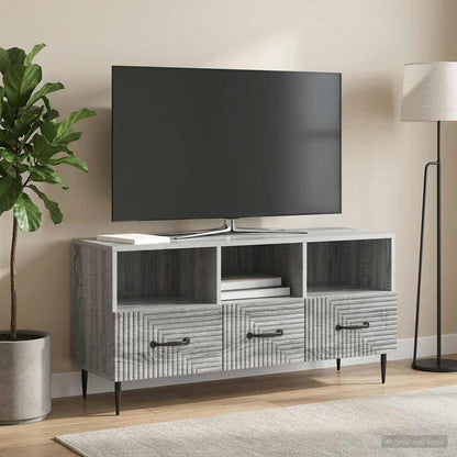Mobile TV Grigio Sonoma 102 x 34,5 x 50 cm Legno ingegnerizzato