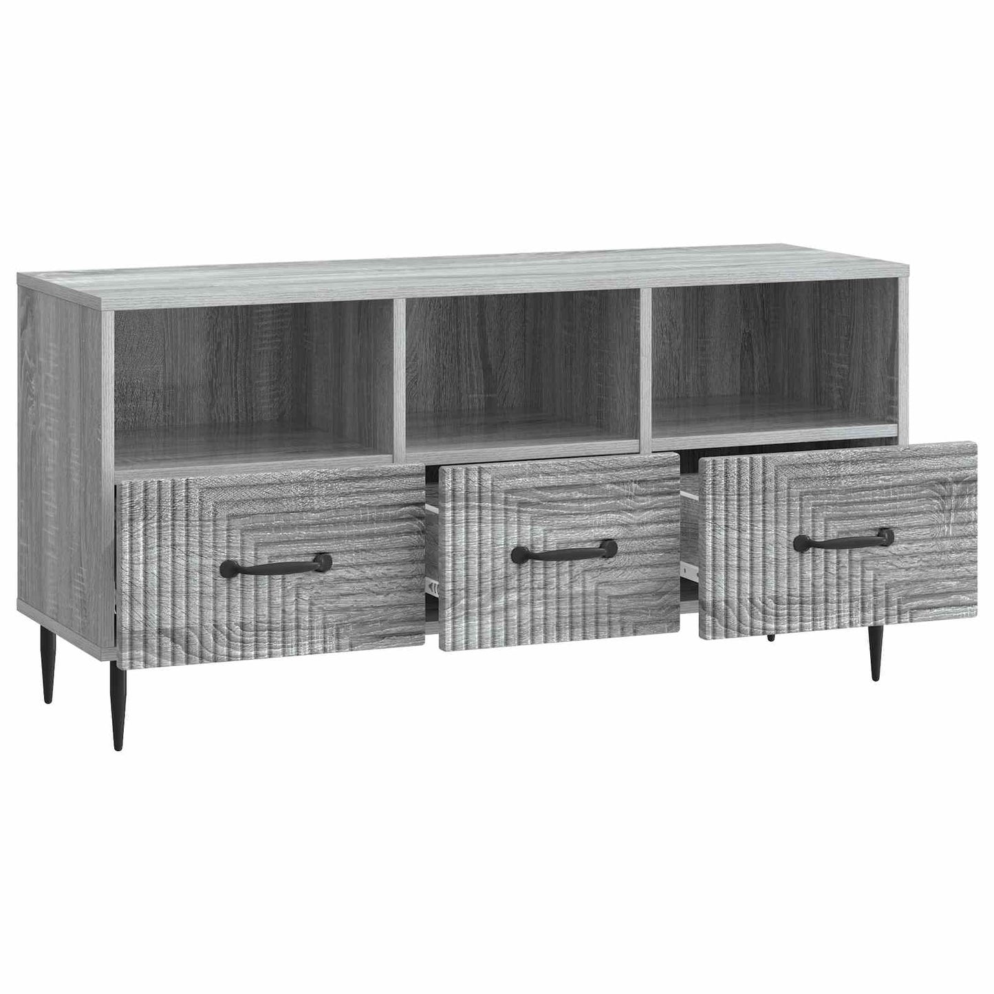 Mobile TV Grigio Sonoma 102 x 34,5 x 50 cm Legno ingegnerizzato