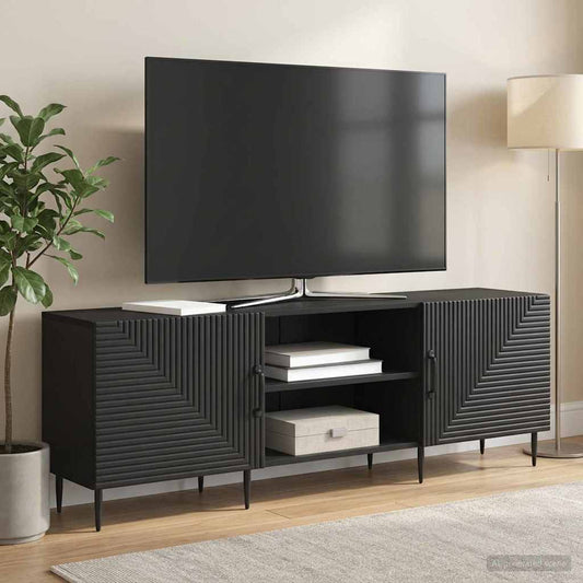 Mobile TV Nero 150 x 31 x 50 cm Legno ingegnerizzato