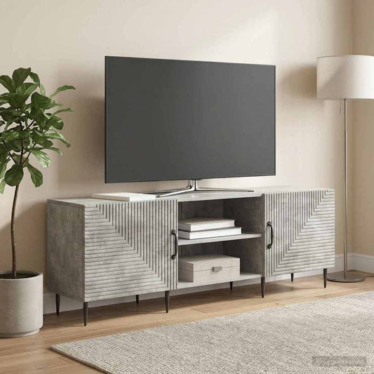 Mobile TV Grigio Cemento 150 x 31 x 50 cm Legno ingegnerizzato