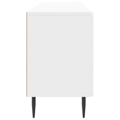 Mobile TV Bianco Lucido 150 x 31 x 50 cm Legno ingegnerizzato
