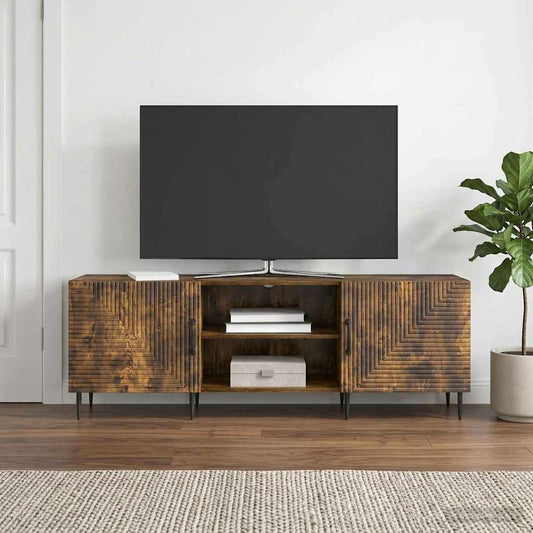 Mobile TV 150 x 31 x 50 cm Rovere Fumo Legno ingegnerizzato - homemem39