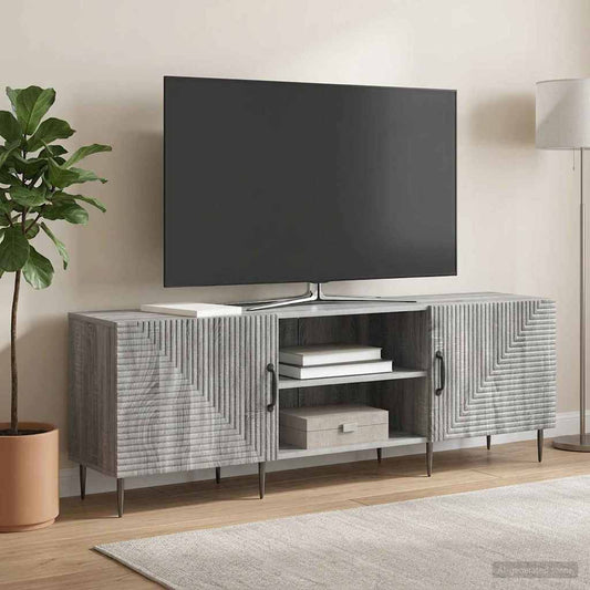 Mobile TV Grigio Sonoma 150 x 31 x 50 cm Legno ingegnerizzato