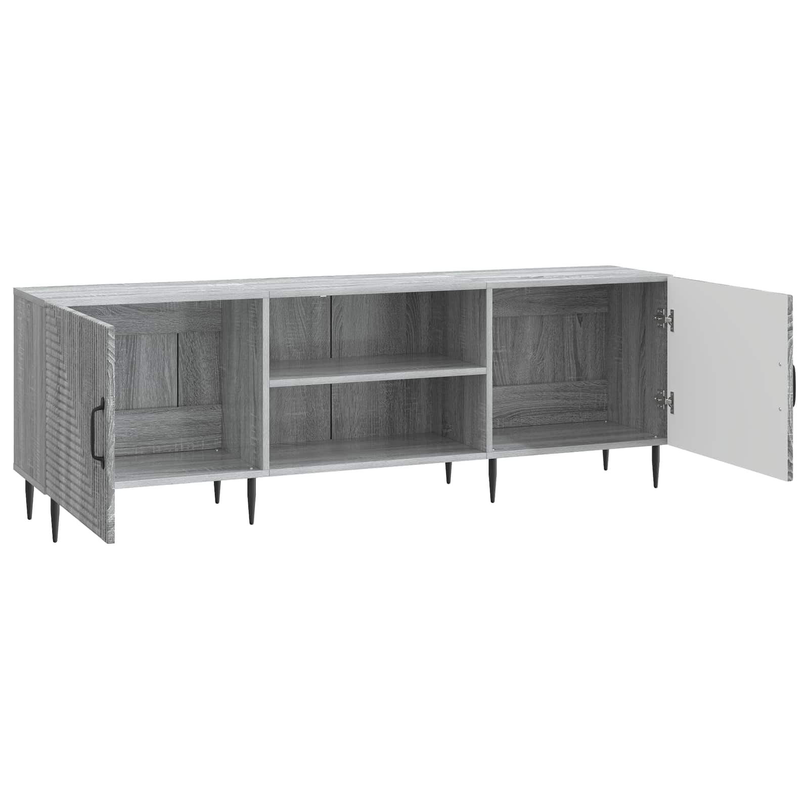 Mobile TV Grigio Sonoma 150 x 31 x 50 cm Legno ingegnerizzato | homemem39