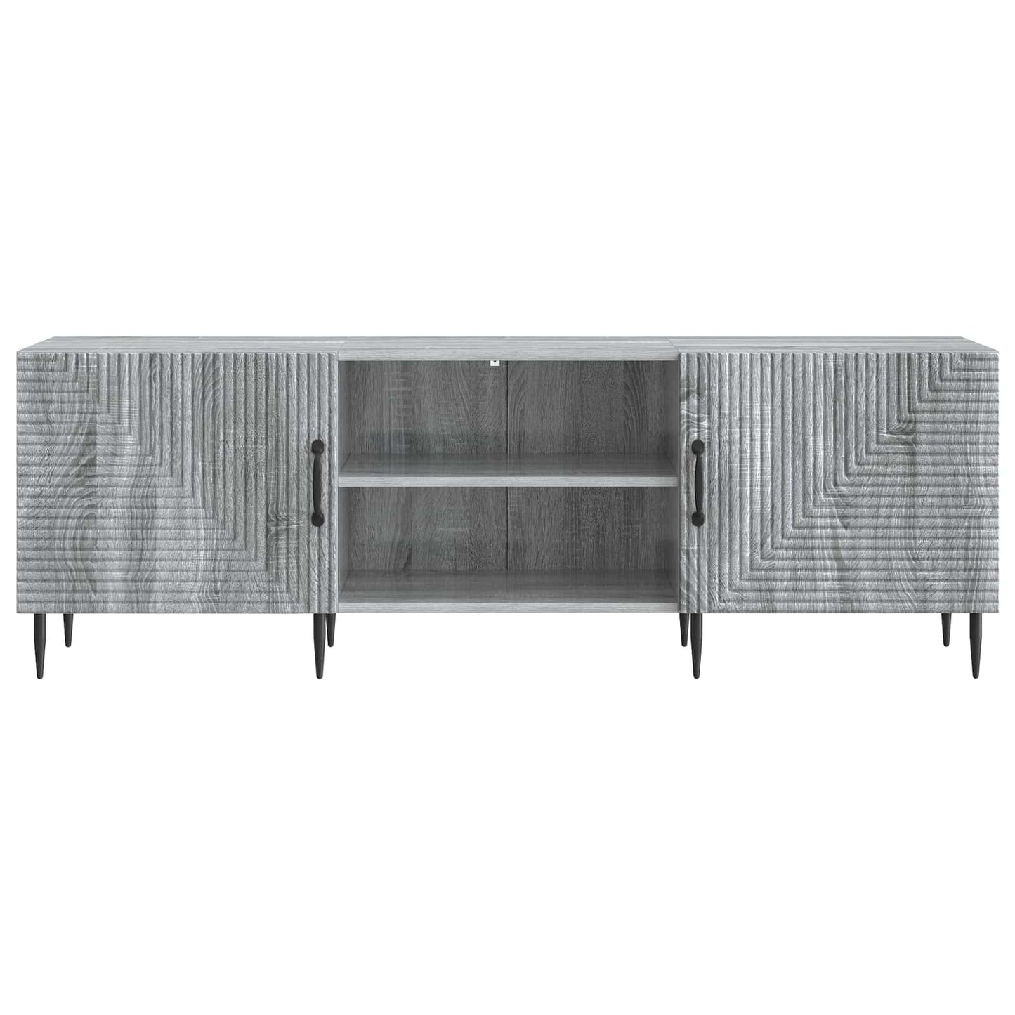 Mobile TV Grigio Sonoma 150 x 31 x 50 cm Legno ingegnerizzato | homemem39