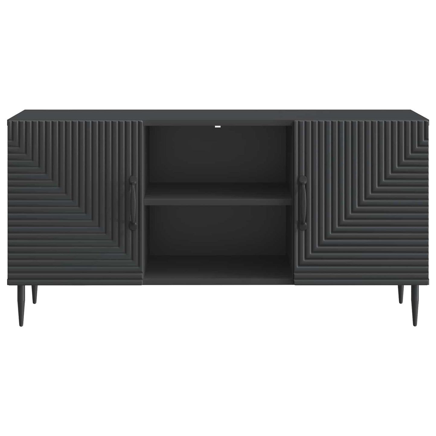 Mobile TV Nero 102 x 34,5 x 50 cm Legno ingegnerizzato | homemem39
