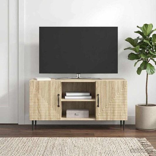 Mobile TV Rovere Sonoma 102 x 34,5 x 50 cm Legno ingegnerizzato - homemem39