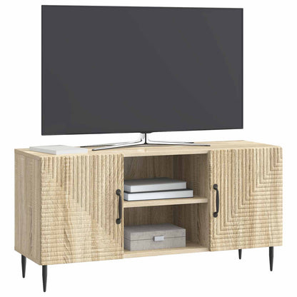 Mobile TV Rovere Sonoma 102 x 34,5 x 50 cm Legno ingegnerizzato | homemem39