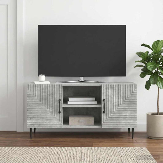 Mobile TV Grigio Cemento 102 x 34,5 x 50 cm - homemem39
