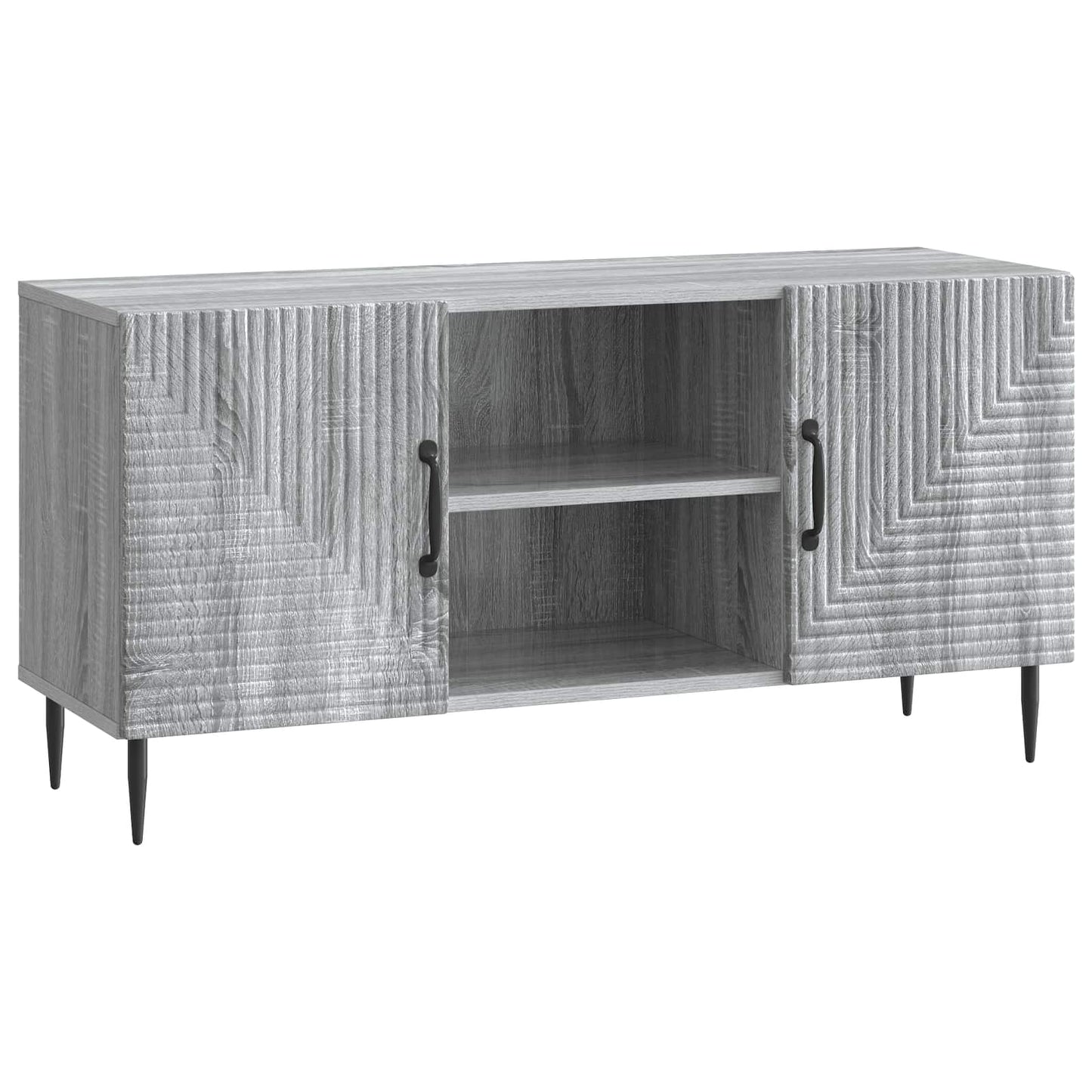 Mobile TV Grigio Sonoma 102 x 34,5 x 50 cm Legno ingegnerizzato | homemem39