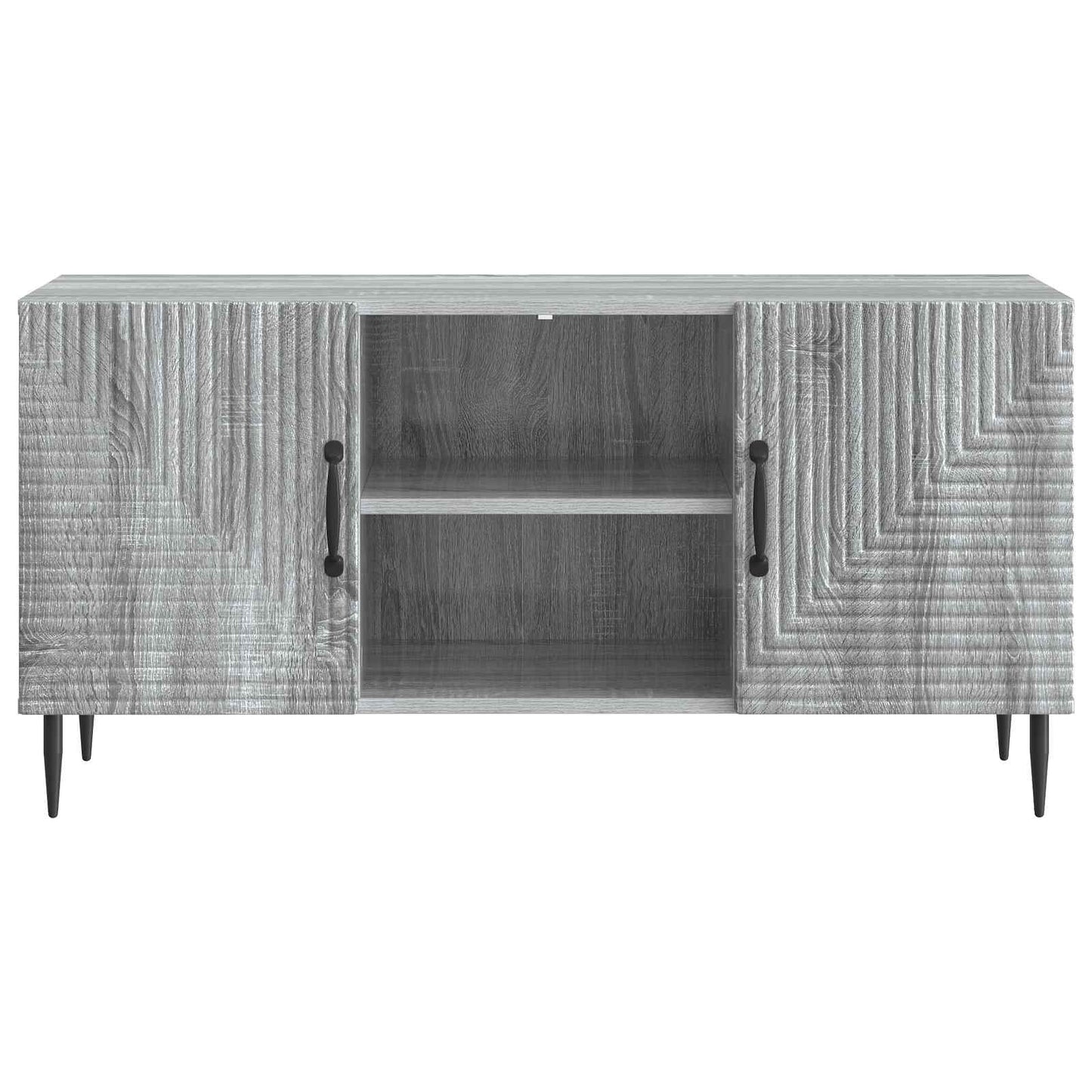 Mobile TV Grigio Sonoma 102 x 34,5 x 50 cm Legno ingegnerizzato | homemem39