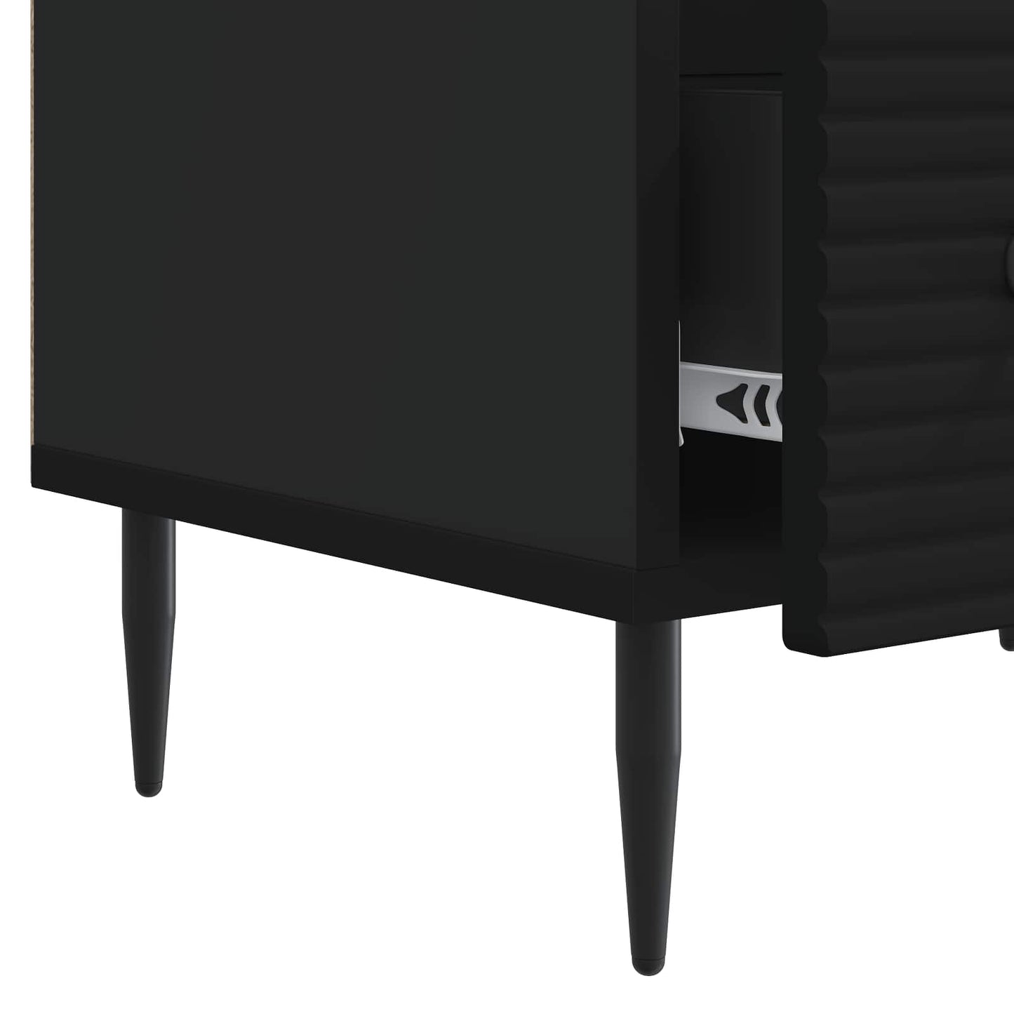 Mobile TV Nero 147 x 34,5 x 30 cm Legno ingegnerizzato | homemem39