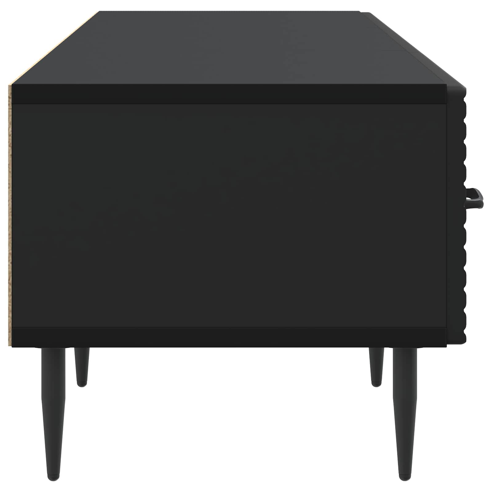 Mobile TV Nero 147 x 34,5 x 30 cm Legno ingegnerizzato | homemem39