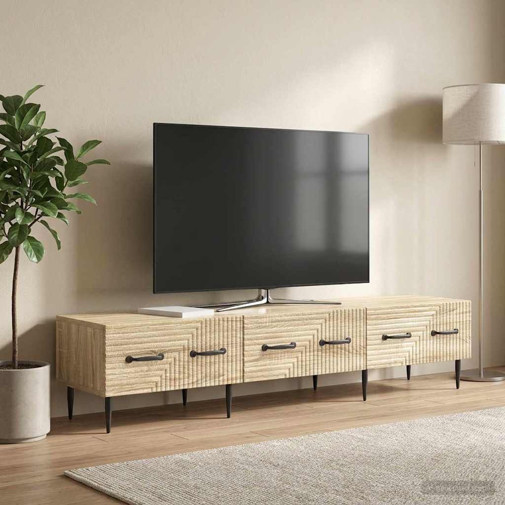 Mobile TV Rovere Sonoma 147 x 34,5 x 30 cm Legno ingegnerizzato