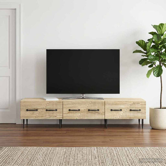 Mobile TV Rovere Sonoma 147 x 34,5 x 30 cm Legno ingegnerizzato - homemem39