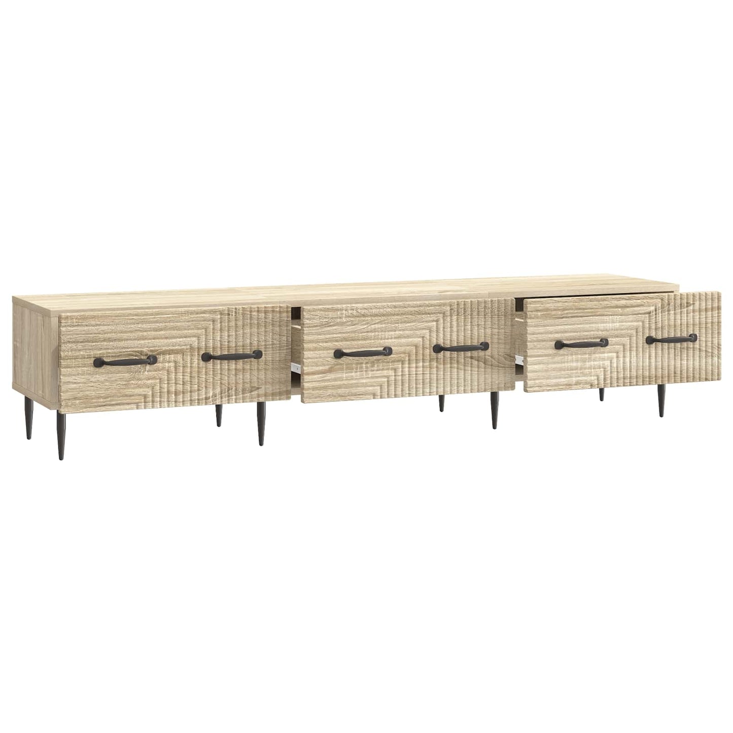 Mobile TV Rovere Sonoma 147 x 34,5 x 30 cm Legno ingegnerizzato | homemem39