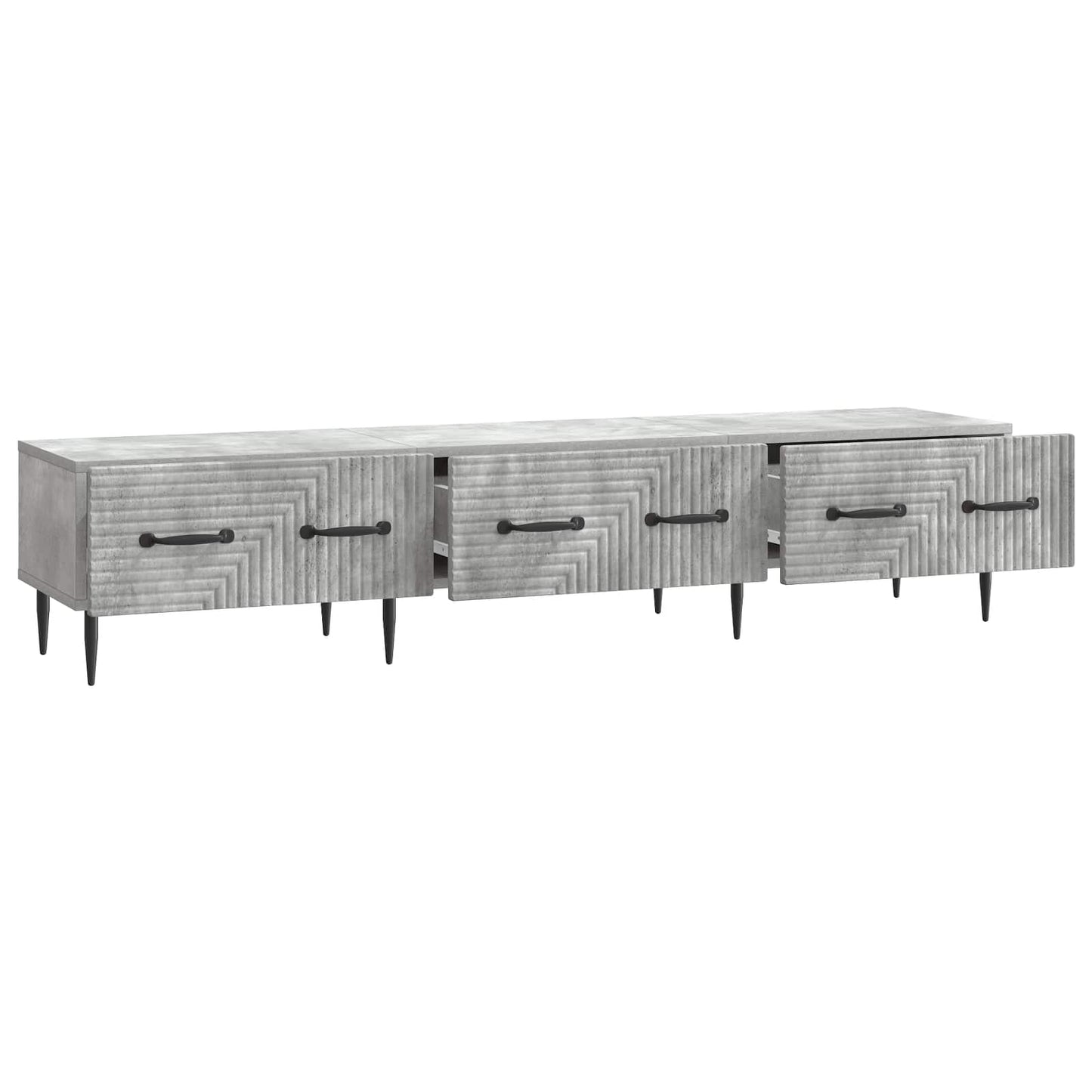 Mobile TV con cassetto Grigio Cemento 147 x 34,5 x 30 cm