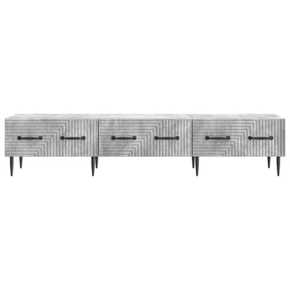 Mobile TV con cassetto Grigio Cemento 147 x 34,5 x 30 cm | homemem39