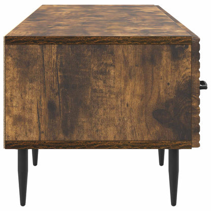 Mobile TV Rovere Fumo 147 x 34,5 x 30 cm Legno ingegnerizzato | homemem39